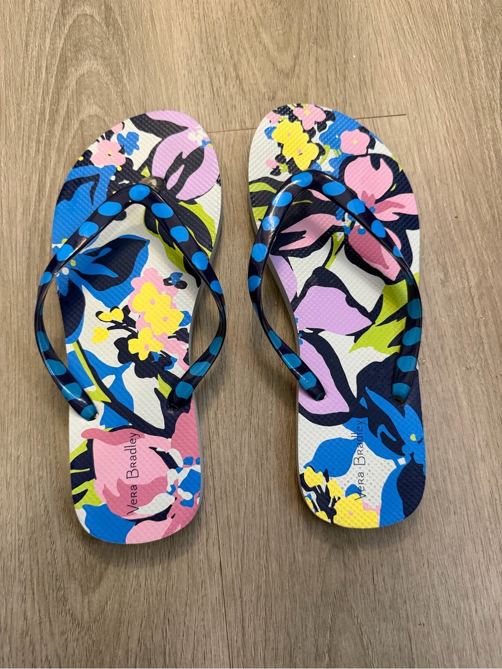 Vera Bradley Floral Flip-Flop Sandals